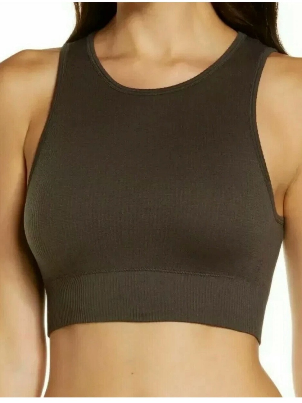 Skims Stretch Rib High Neck Bralette